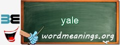 WordMeaning blackboard for yale